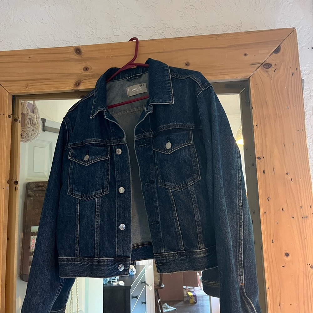 Everlane The shrunken denim jacket XL